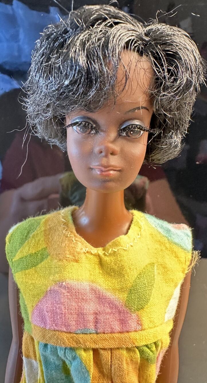 1968 Vintage VHTF AA Barbie Talking Christie Doll Original Outfit Mute